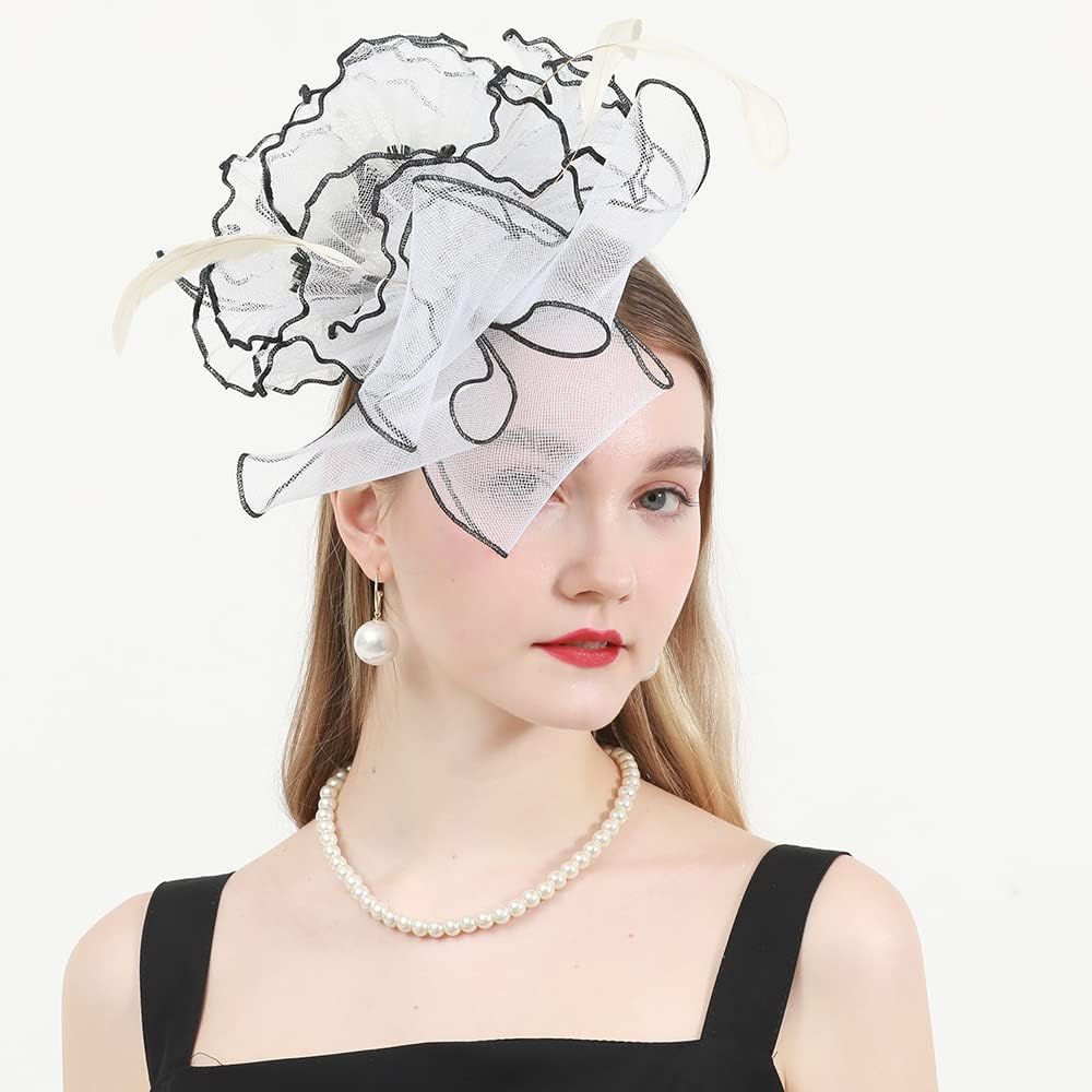 Womens Organza Church Derby British Fascinator Kentucky Hats for Women