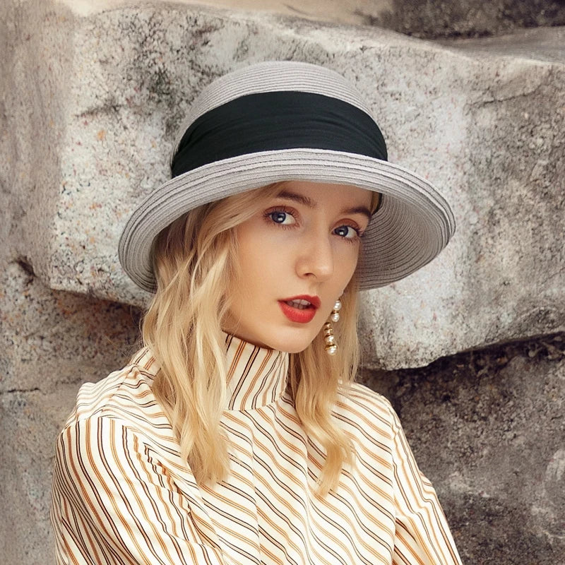E 7232 Beach Sun Hat Straw Hat