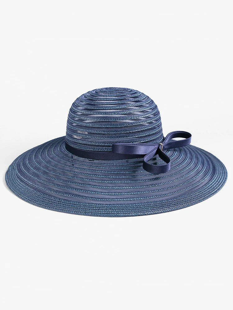 EE 1011 Spring and Summer/Original Design/Classical/Bowknot/Stripes/delicate/Leisure/Sun Protection/Polyester Hats