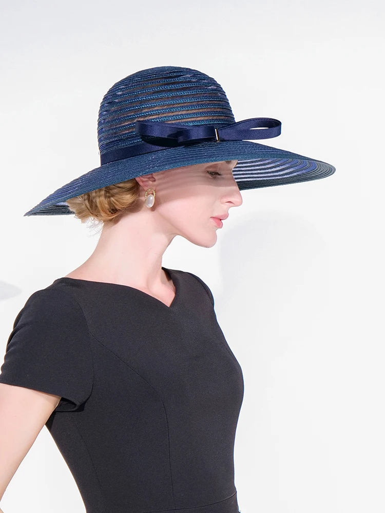 EE 1011 Spring and Summer/Original Design/Classical/Bowknot/Stripes/delicate/Leisure/Sun Protection/Polyester Hats