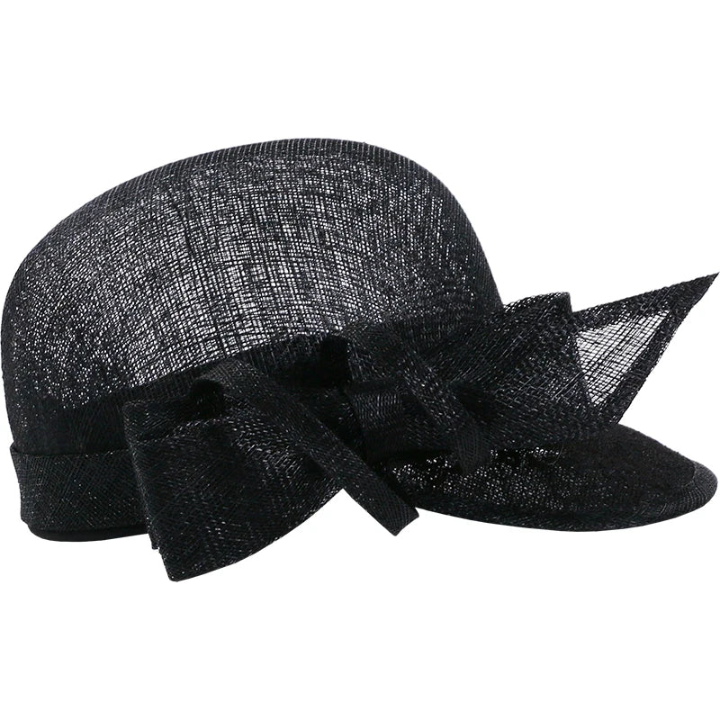 EE 1048 Spring and Summer/Casual/Leisure/Daily Wear/Bowknot/Sinamay/Sunbonnet/Peaked Cap/Tulle Fabric Hats Headpiece