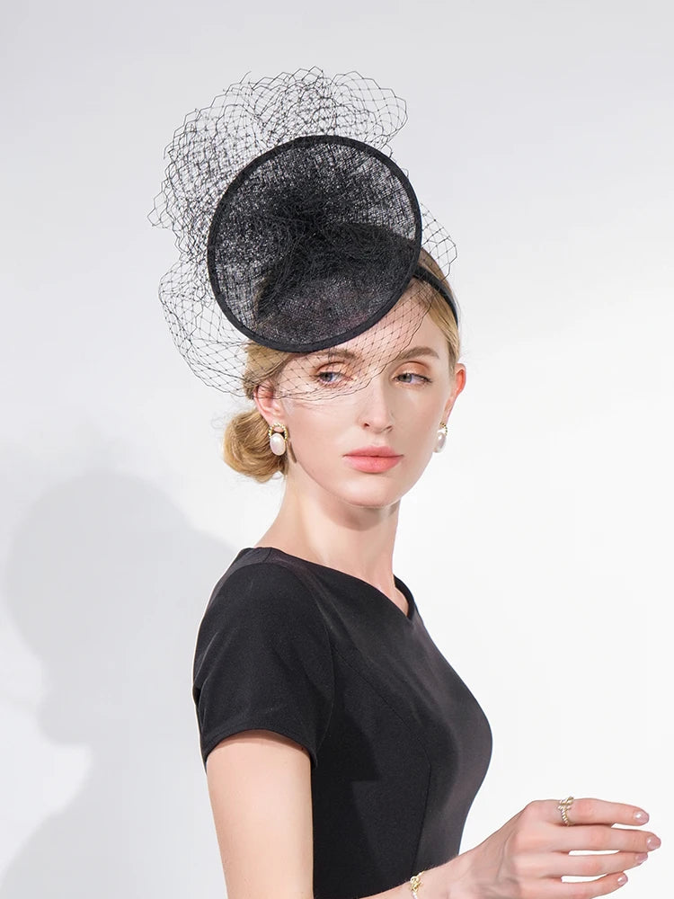 EE 2022 Summer New Elegant Mesh Sun-Proof UV Protection Cambric Top Hat Hat Female Summer