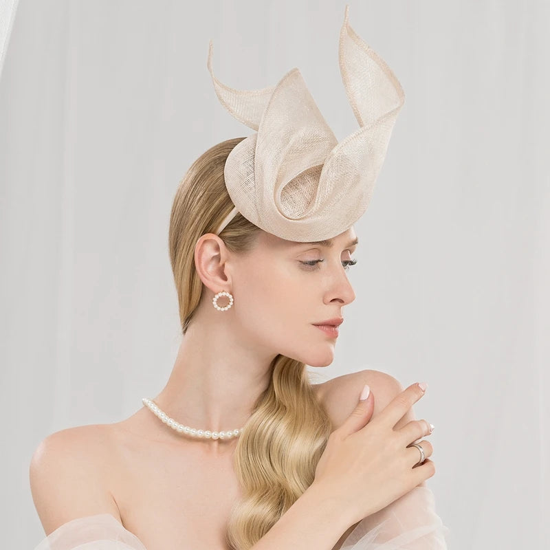 EE 2208 Spring and Summer/Original Design/Sinamay/Elegant/Party/Special Occasion/Evening Headpiece/Tulle Fabric Hats Headpiece