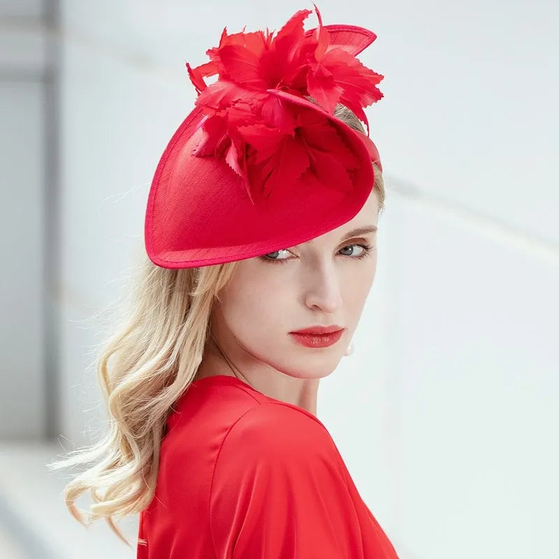 EE 2250 summer new aristocratic temperament English no eaves adjustable female summer hat brim joker hat