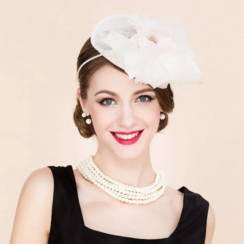 EE 2310 summer new import linen hat English party homburg restoring ancient ways