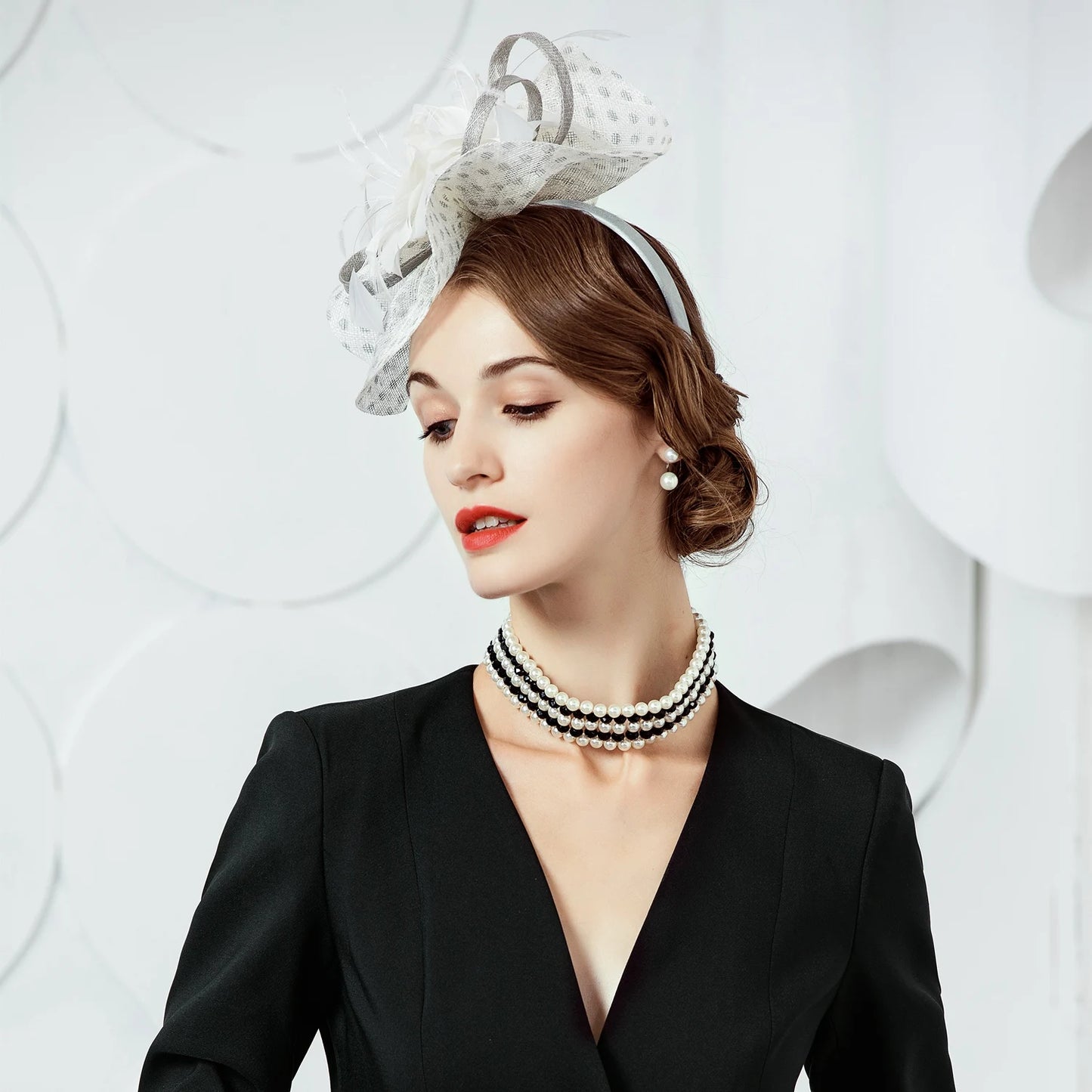 Fascinator Hats for Women Tea Party Cocktail Wedding Derby