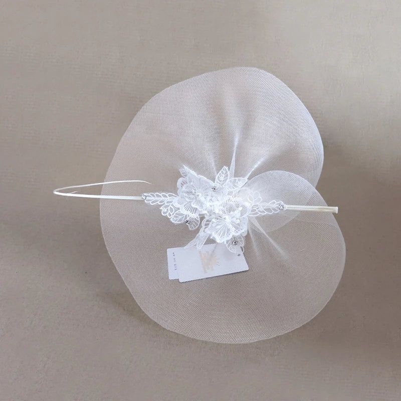 EE 2338 Spring and Summer/Stylish/Flowers/Ostrich Quills/Pearls/Horsetail Yarn/Evening Headpiece/Fascinator Hat/Polyester Hats