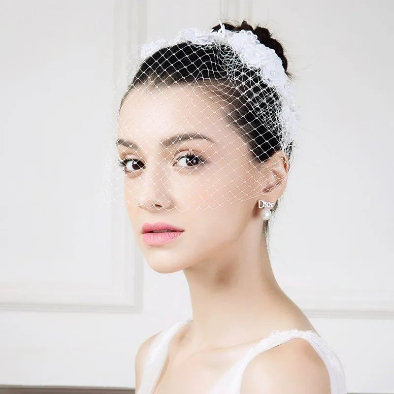 EE 2358 summer new gauze retro elegant female summer hat