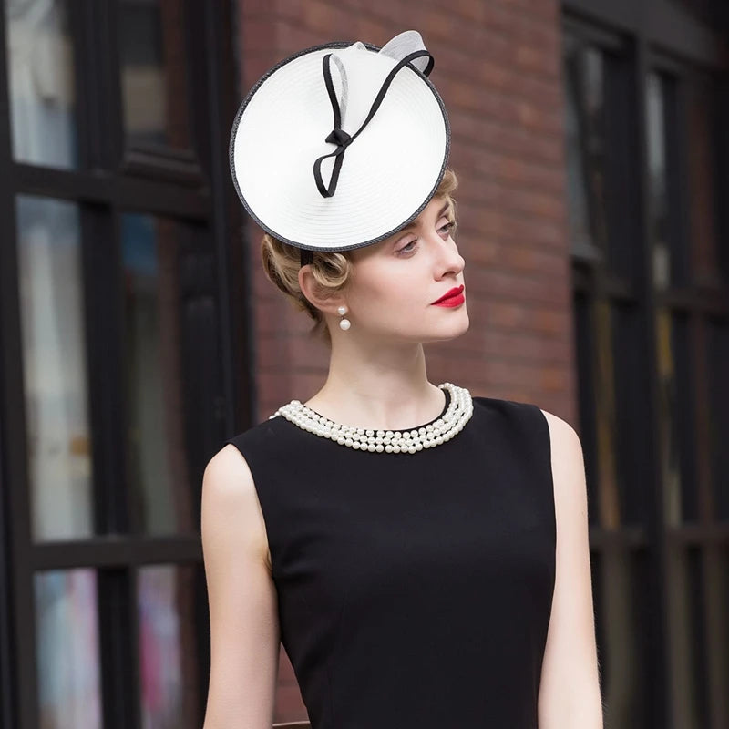EE 2376 Spring and Summer/Stylish/Bowknot/Elegant Feminine Style/Casual/Sunshade Beach Hat/Polyester Hats/Fascinator Hat