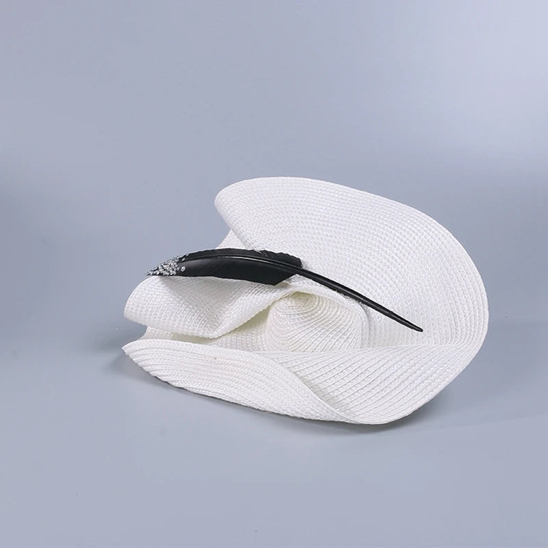 EE 2391 Spring and Summer/Stylish/Feather/Elegant Feminine Style/Birthday/Horse Race Headpiece /Fascinator Hat/Polyester Hats