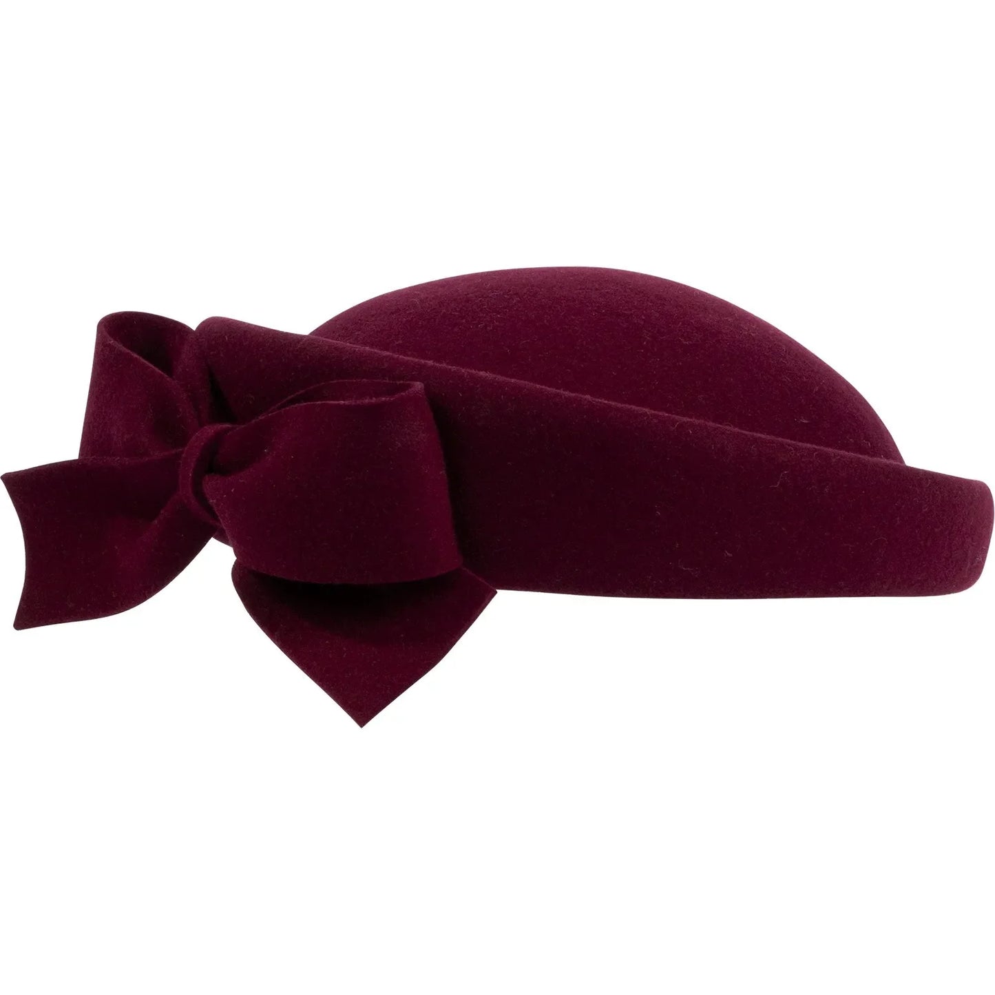 Elegant Wool Cocktail Pillbox Hat with Bow Wedding Party Church Derby Fascinator with Hair Clip 3003