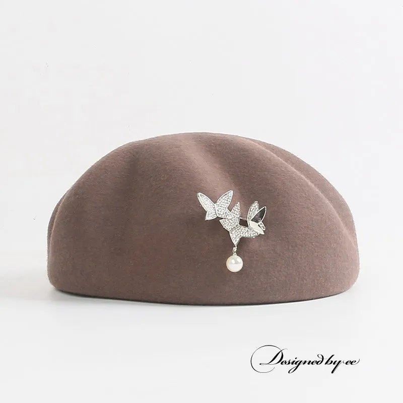 EE 3044 the new wool hat in Europe and the joker female elegant winter hat