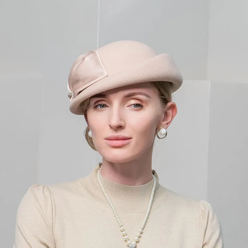 EE 3070 new winter wool hat beret elegant British cloth joker ladies hats during the winter