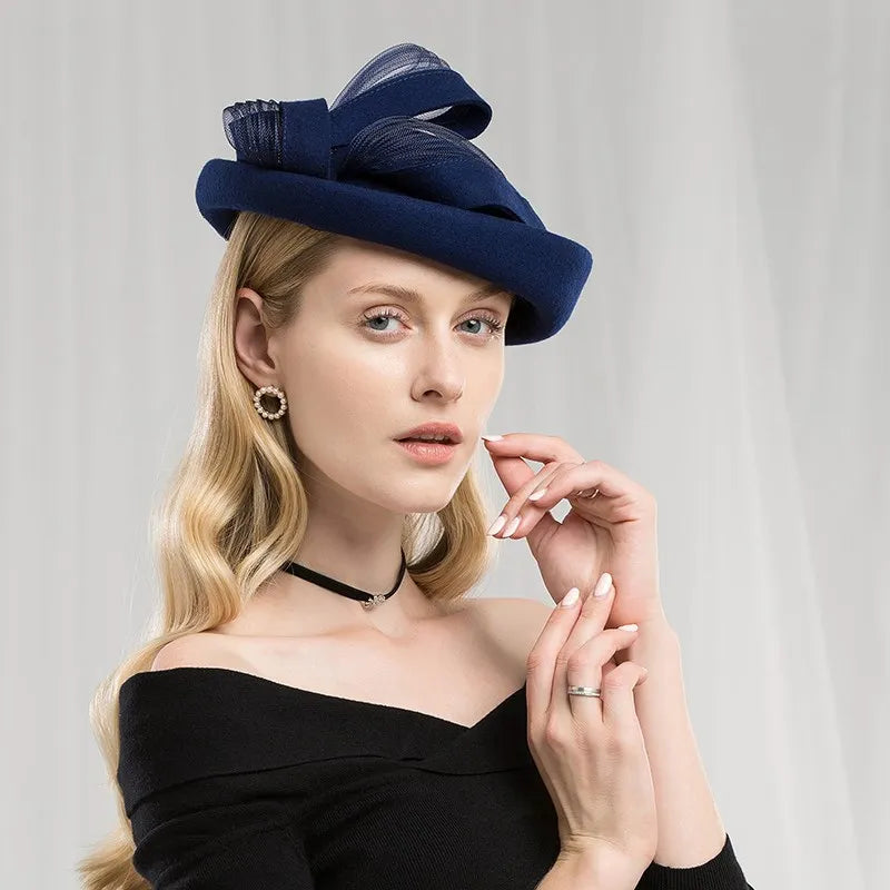 EE 3119 new winter wool beret qiu dong joker hat woman felt trilby restoring ancient ways of England