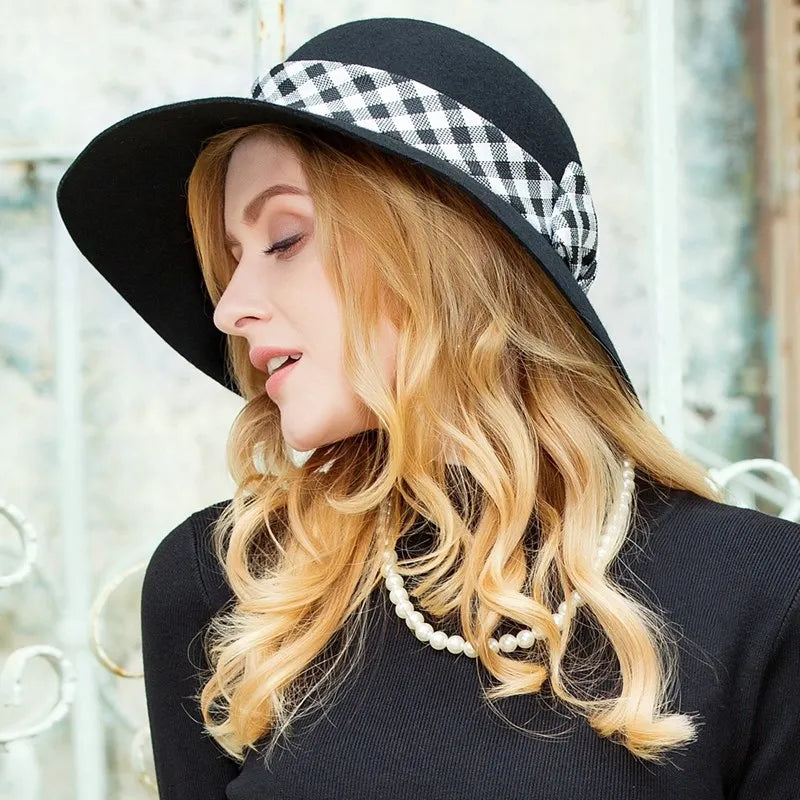 EE 5056 Autumn and winter youth warm woolen top hat Korean version of casual casual winter British hat woman