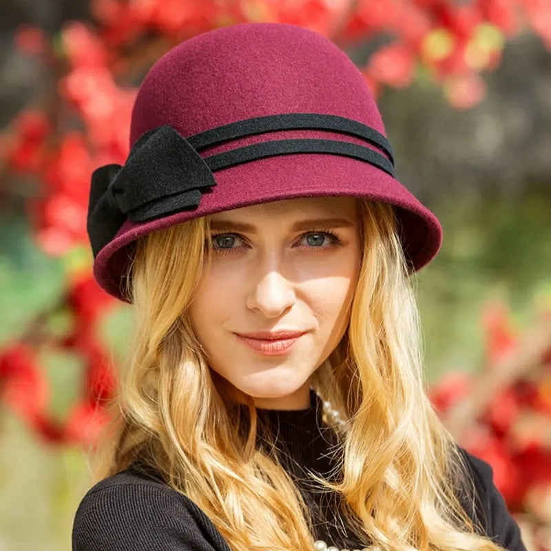 EE 5075 winter new tide han edition autumn/winter pure wool hat leisure joker hat woman