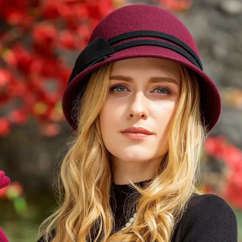 EE 5075 winter new tide han edition autumn/winter pure wool hat leisure joker hat woman
