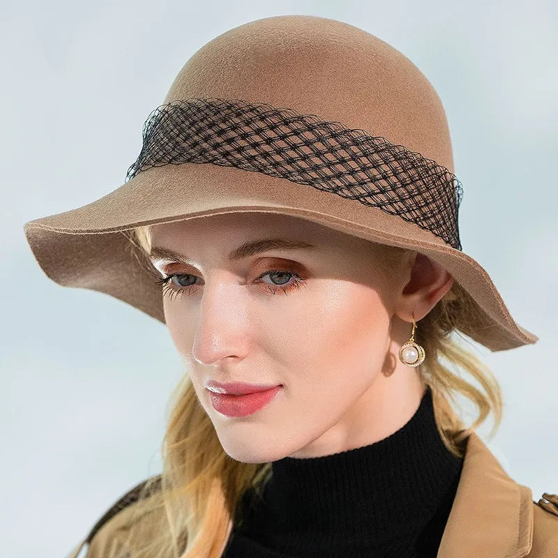EE 5082 Autumn and Winter Top Hat Versatile and Elegant Hat for Women