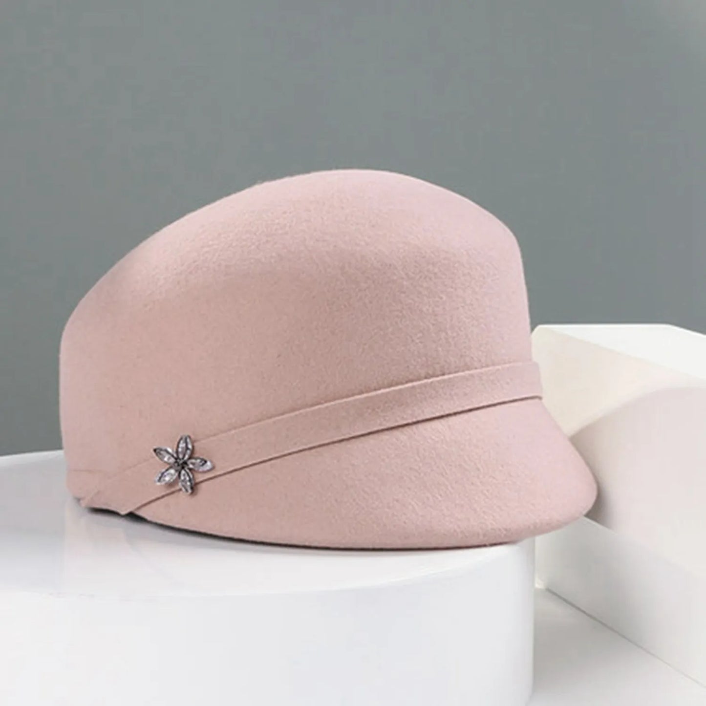 EE 5093 autumn and winter new British top hat simple hundred woolen hat winter ladies leisure travel woolen hat woman
