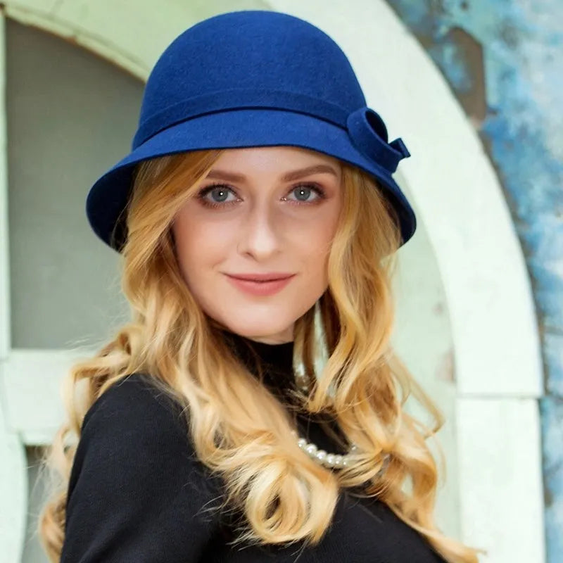 EE 5122 new winter about British wool hat leisure female winter tide fisherman joker elegant hat