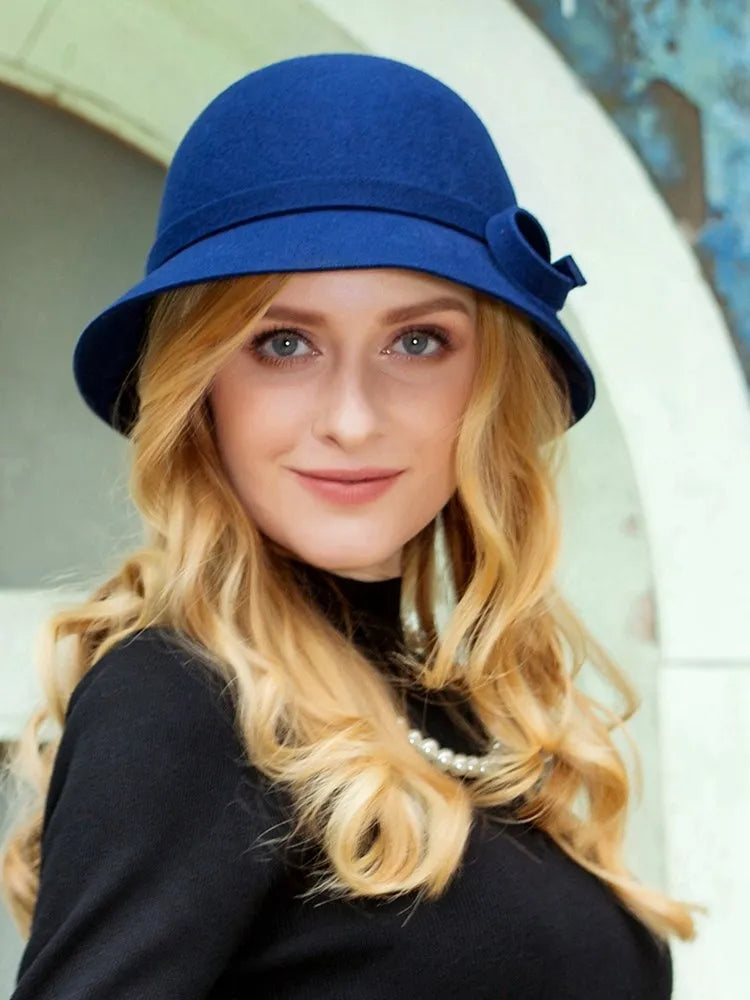EE 5122 new winter about British wool hat leisure female winter tide fisherman joker elegant hat