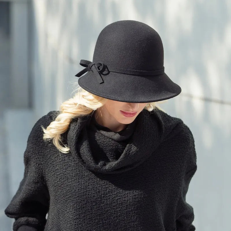 EE 5128 new winter han edition hat British female retro fashion hat