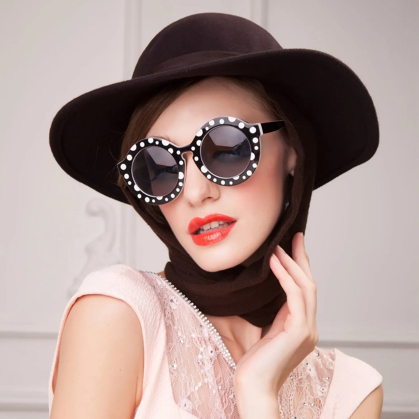 EE 5208 England new women's wool felt hat elegant bow woolen top hat with winter hat ladies