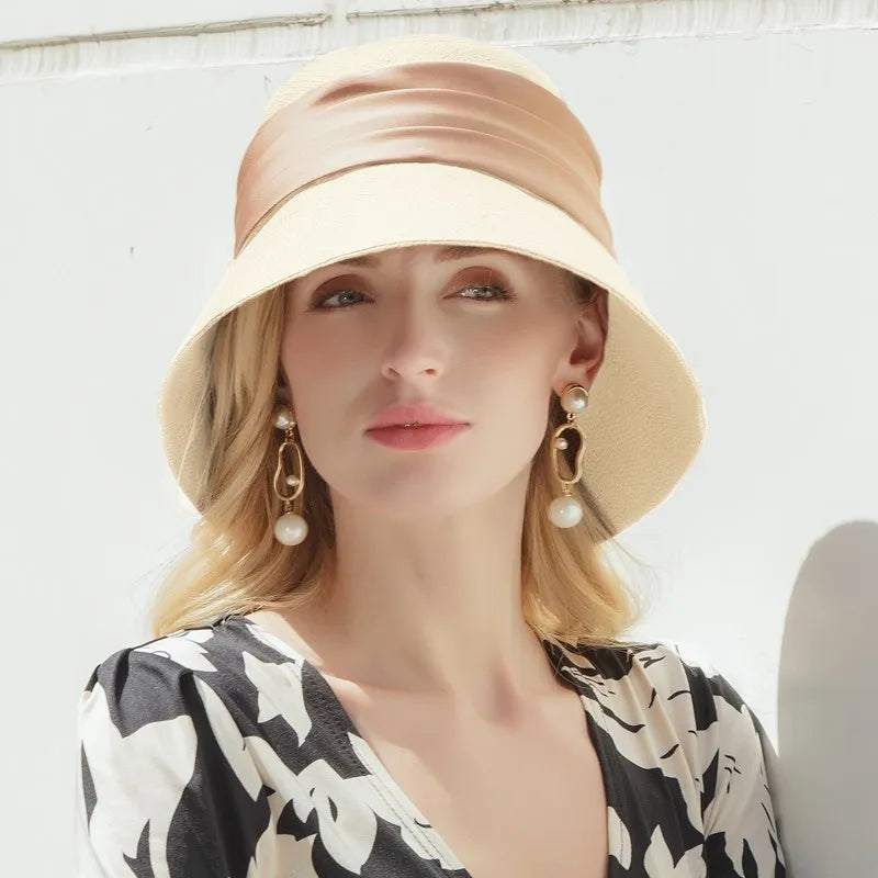 EE 7083 Summer New Versatile Long Headband Sunshade Hat Children's Summer