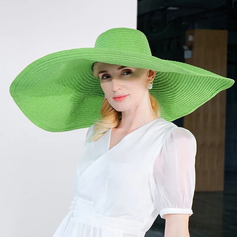 Hats Fiber Bowler / Cloche Hat Bucket Hat Straw Hat Beach Melbourne Cup Elegant & Luxurious Boho With Pure Color Headpiece Headwear 7094
