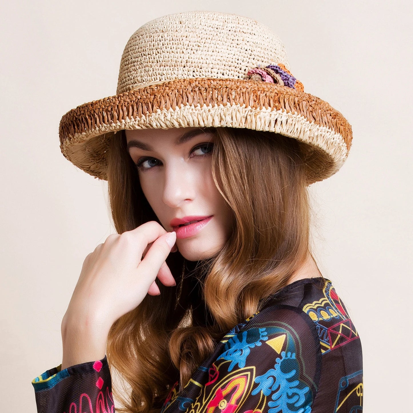 EE 7107 Summer/Romantic/delicate/Stylish/Casual Hat/Fascinator/Sun Protection/Sunbonnet/Straw Hat
