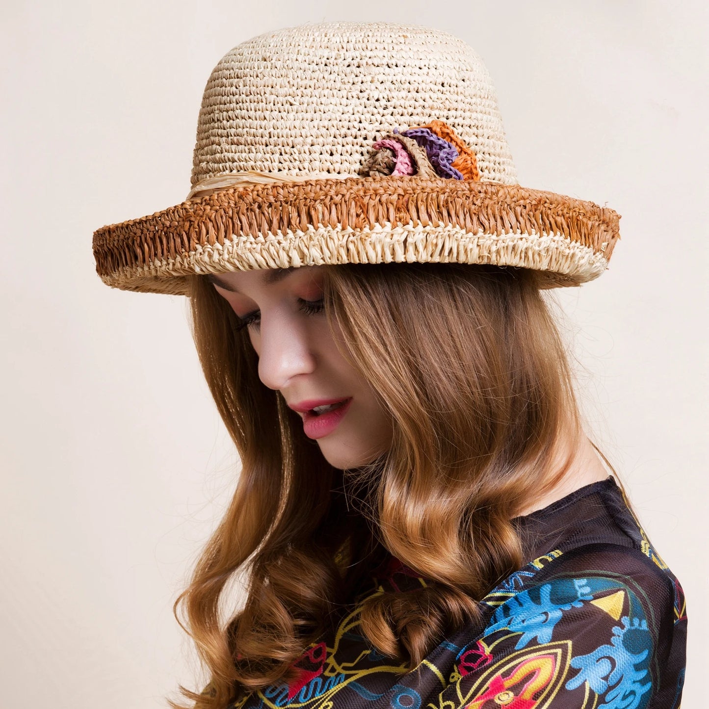 EE 7107 Summer/Romantic/delicate/Stylish/Casual Hat/Fascinator/Sun Protection/Sunbonnet/Straw Hat