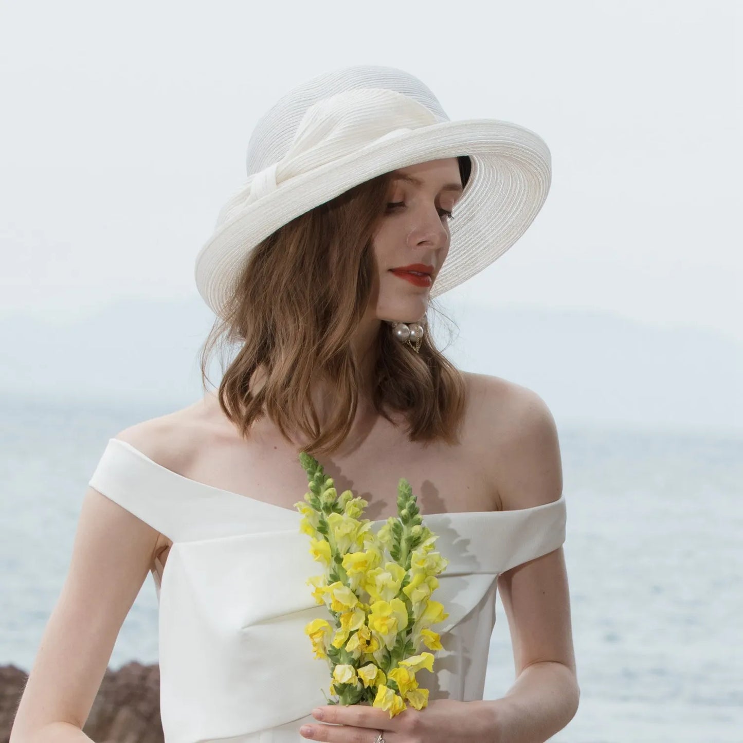 EE 7151 Summer Curled Straw Hat Korean Version Versatile Summer Sunshade Hat Sunshade Beach Hat Women's Summe