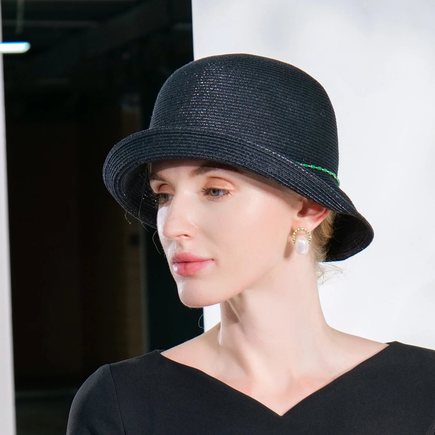 EE 7153 Summer/Packable/Original Design/Stylish/minimalist/Fascinator Hat/Fascinator/Sun Protection/Sunbonnet/Polyester Hats