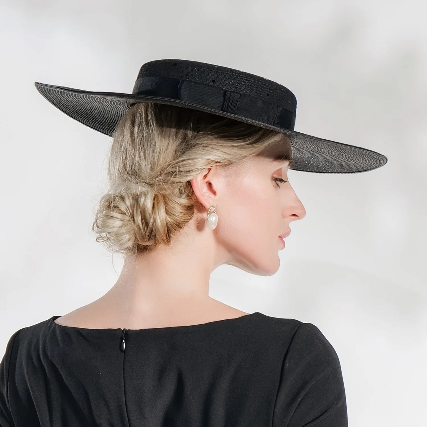 EE 7158 Summer/Daily Wear/Stylish/Dots/Casual Hat/Fascinator Hat/Fascinator/Sun Protection/Sunbonnet/Polyester Hats