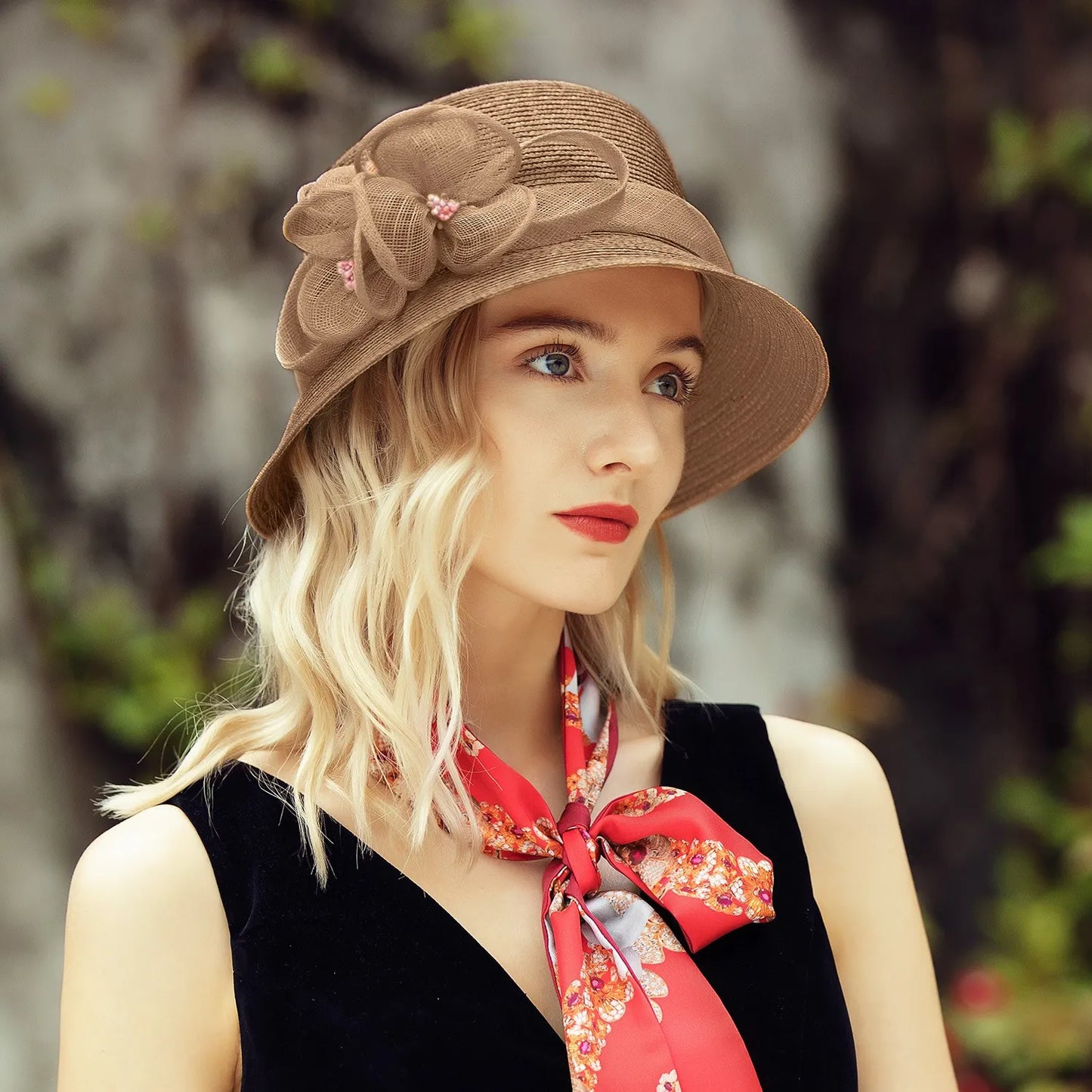 EE 7162 Summer New British Style Celebrity Wind Sunshade Sun Hat Hat Children's Summer