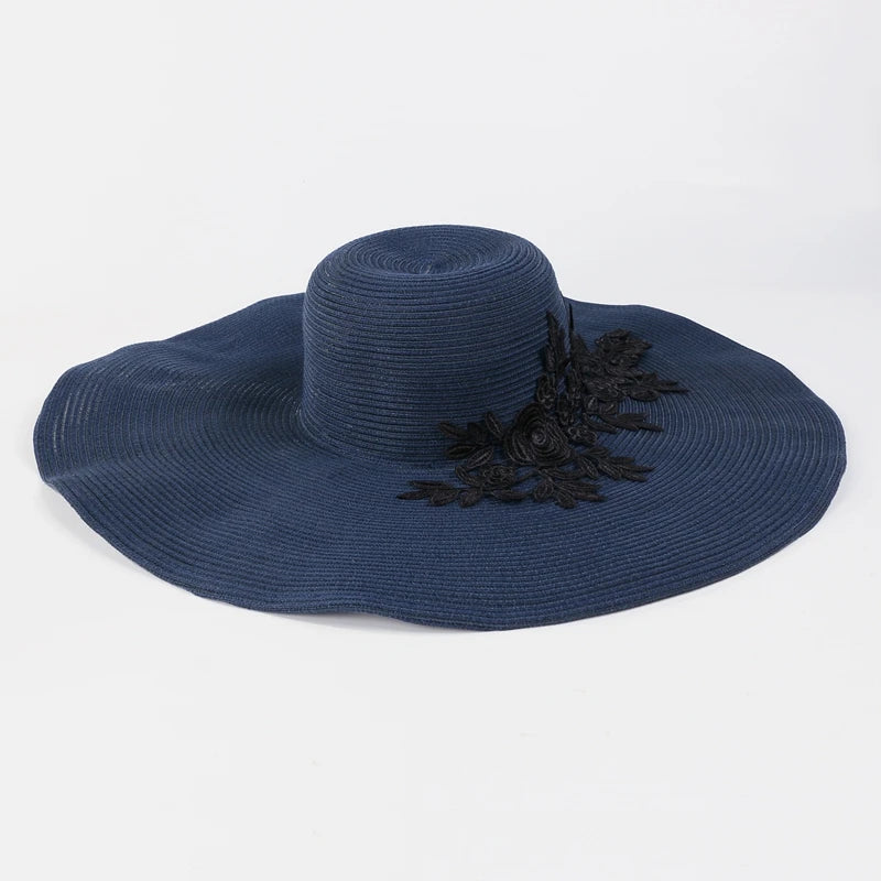 EE 7168 Sunshade Beach Hat Straw Hat