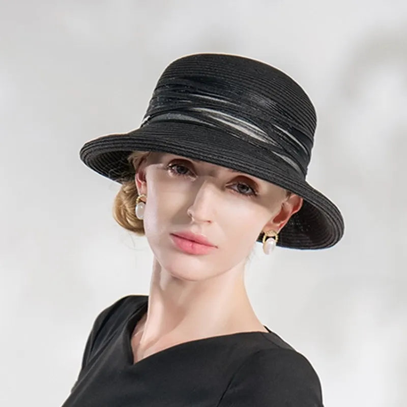 EE 7231 Summer New Versatile Elegant Style Sunshade Hat Summer Women's Hat