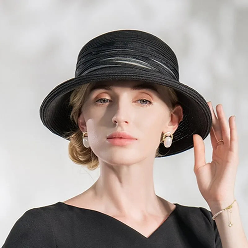 EE 7231 Summer New Versatile Elegant Style Sunshade Hat Summer Women's Hat