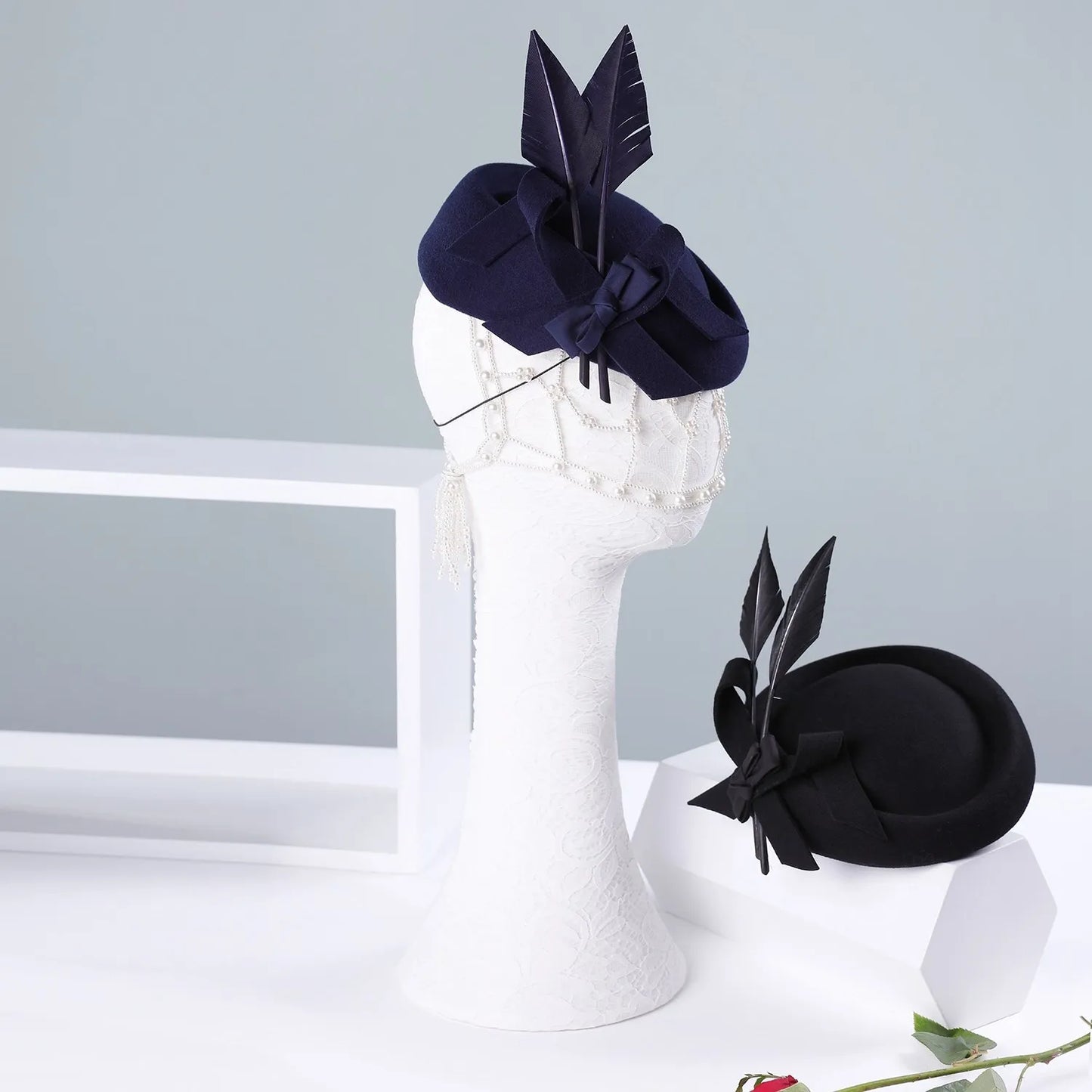EE3102 small British wool hat elegant female joker a hat, "the whole Europe and the United States hat