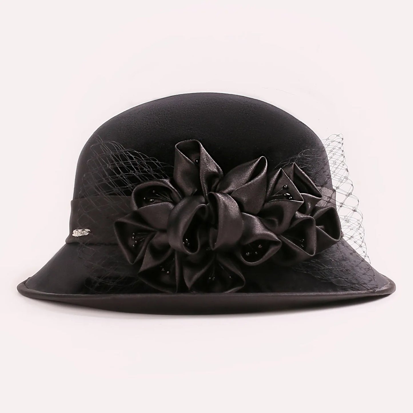 Ms EE 5187 new winter dome British gauze female flower hat joker winter hat