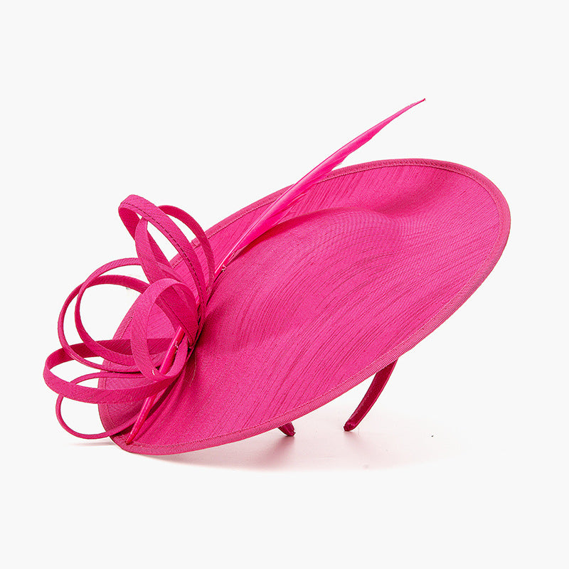 Women's Fascinator Hat 1920s Vintage Style Kentucky Derby Saucer Hats Cocktail Tea Party Headwear for Women Girls with Headband