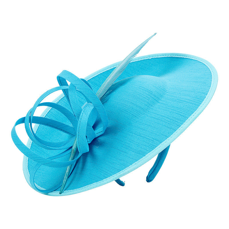 Women's Fascinator Hat 1920s Vintage Style Kentucky Derby Saucer Hats Cocktail Tea Party Headwear for Women Girls with Headband