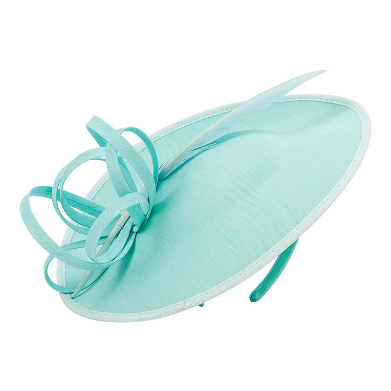 Women's Fascinator Hat 1920s Vintage Style Kentucky Derby Saucer Hats Cocktail Tea Party Headwear for Women Girls with Headband
