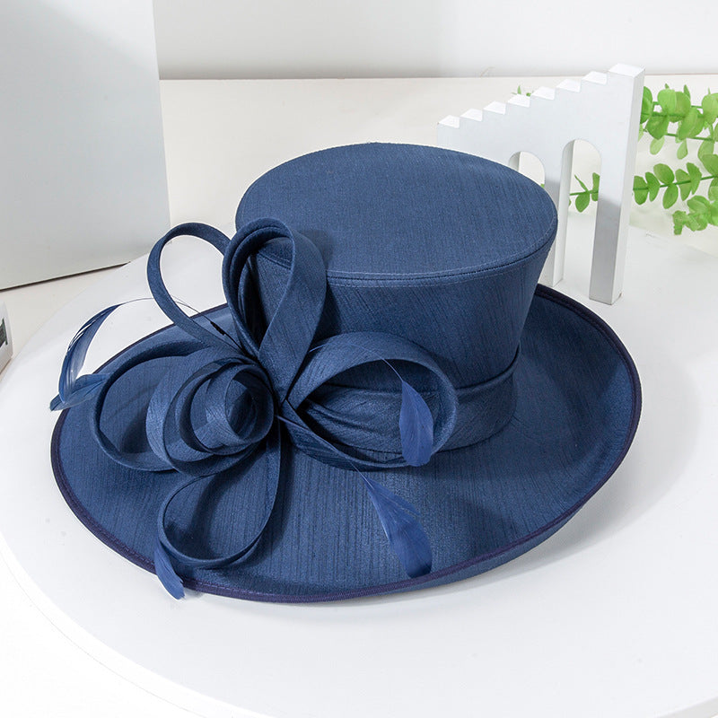 Wide Brim Church Hats Kentucky Derby Hat Wedding for Tea Party Cocktail