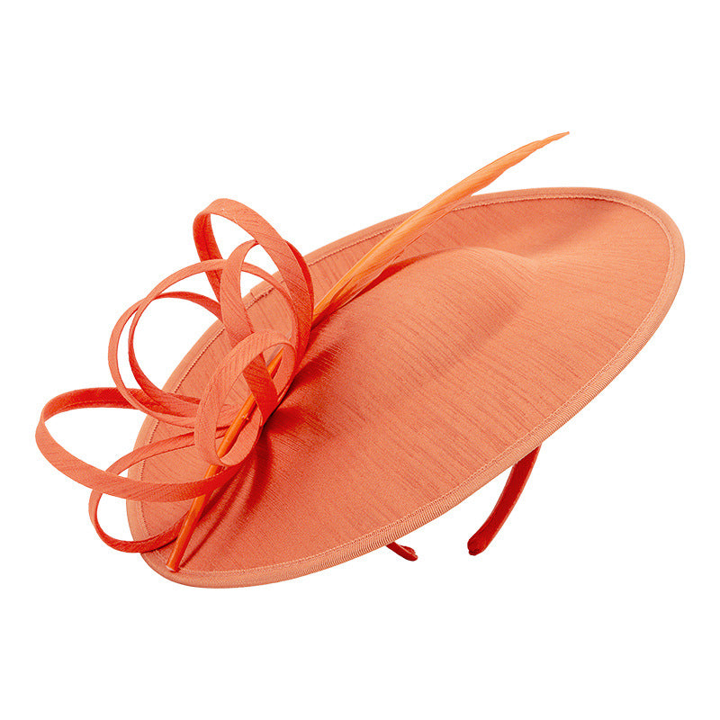 Women's Fascinator Hat 1920s Vintage Style Kentucky Derby Saucer Hats Cocktail Tea Party Headwear for Women Girls with Headband