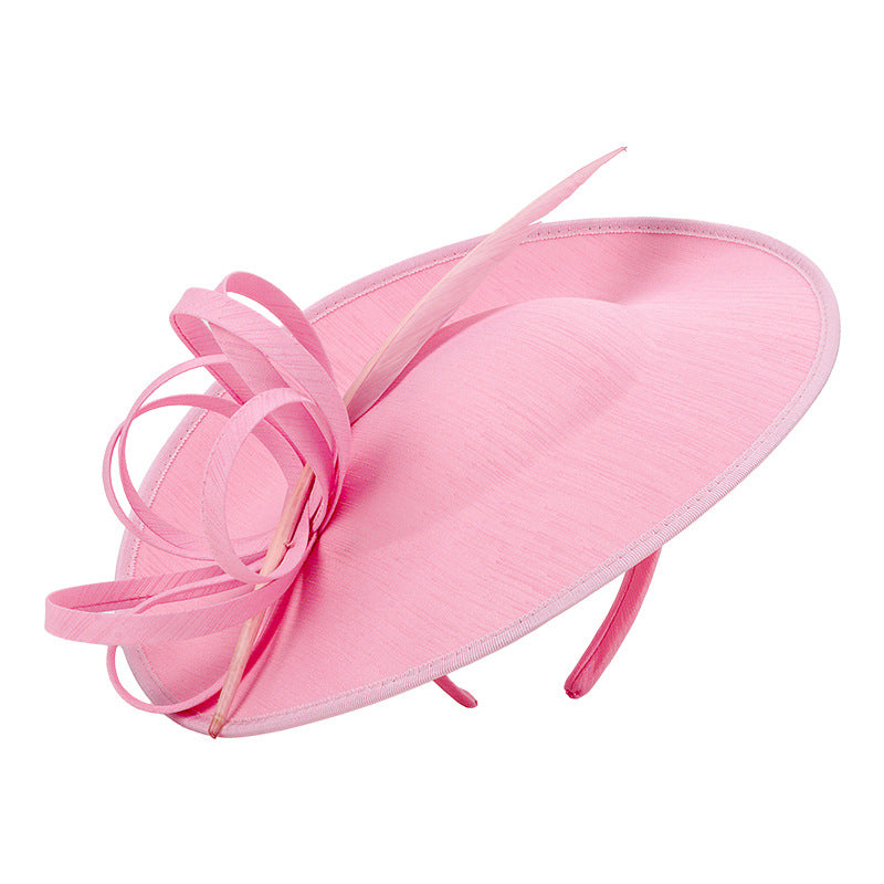 Women's Fascinator Hat 1920s Vintage Style Kentucky Derby Saucer Hats Cocktail Tea Party Headwear for Women Girls with Headband