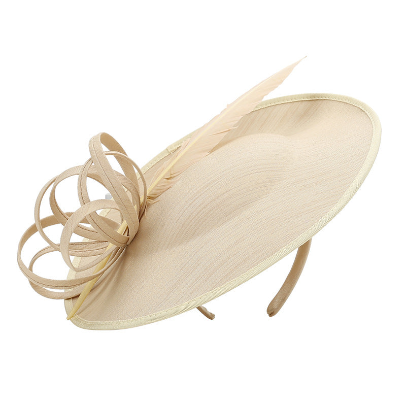 Women's Fascinator Hat 1920s Vintage Style Kentucky Derby Saucer Hats Cocktail Tea Party Headwear for Women Girls with Headband