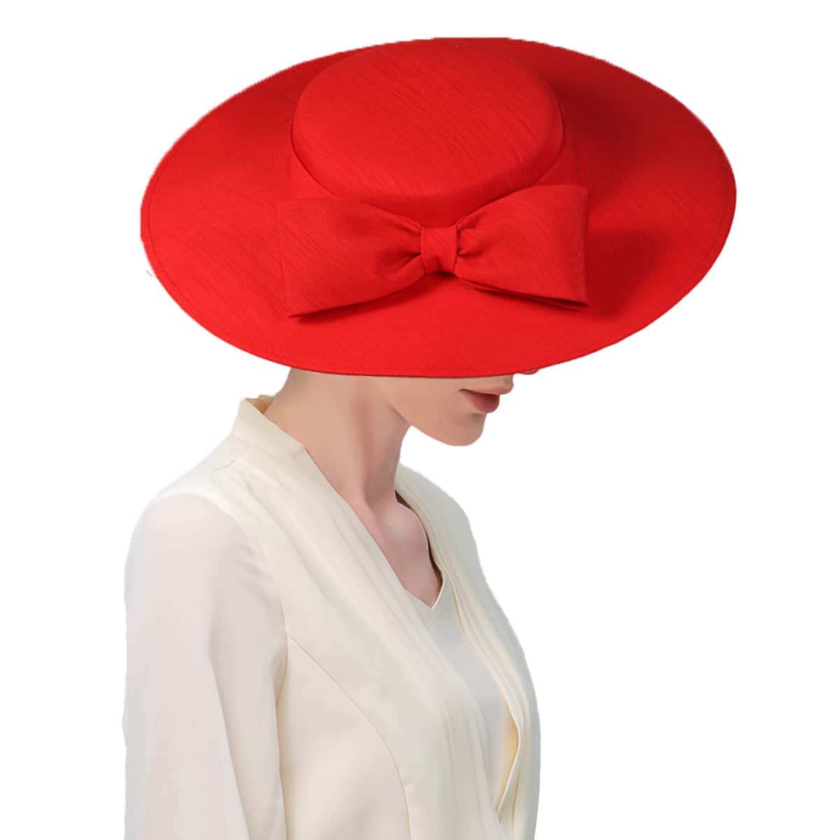F FADVES Fascinators Women Wide Brim Caps being headwear 20s 50s Derby Pillbox Hat Bowknot Cocktail Tea Party Church Dress Hats