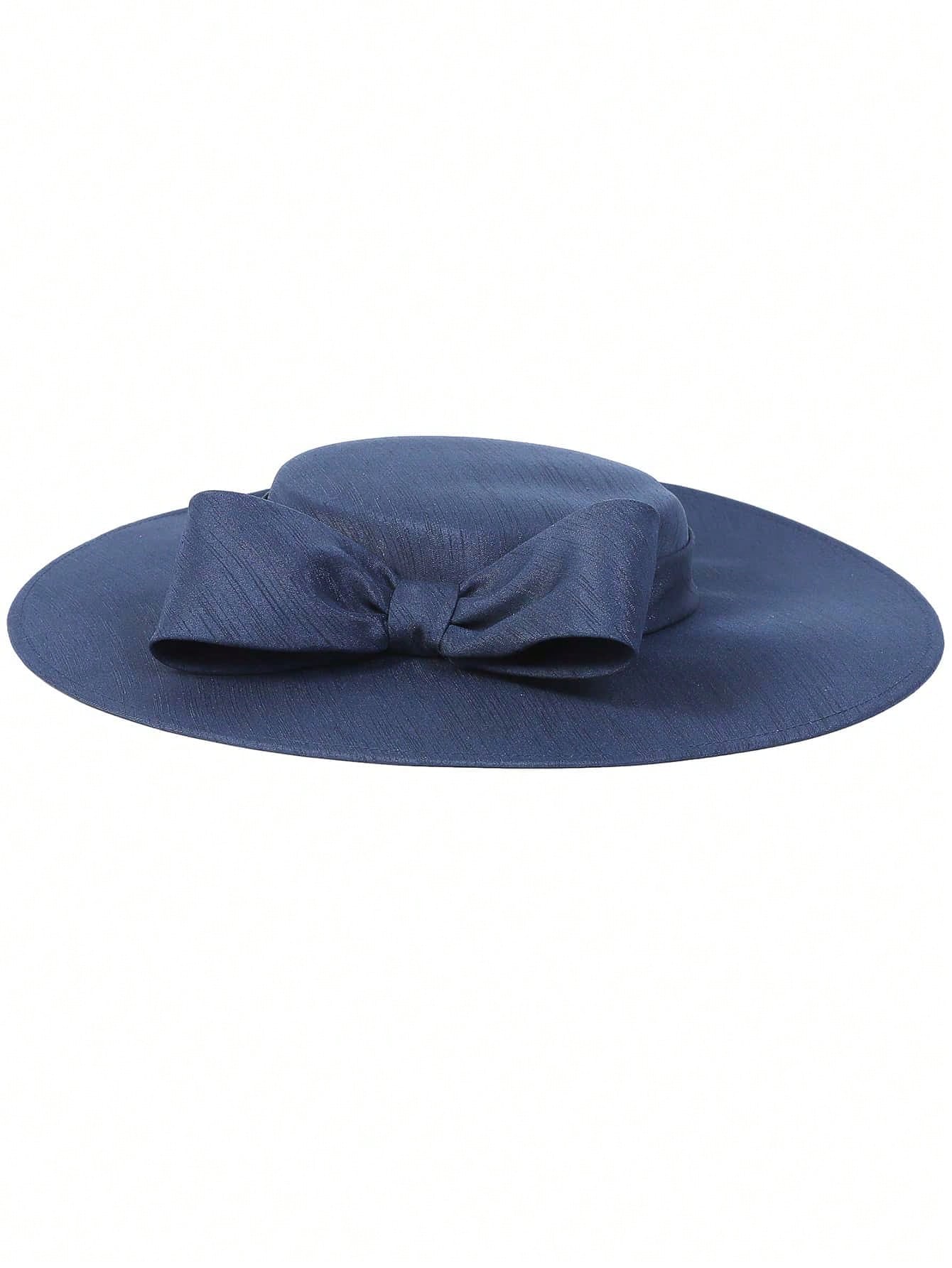 F FADVES Fascinators Women Wide Brim Caps being headwear 20s 50s Derby Pillbox Hat Bowknot Cocktail Tea Party Church Dress Hats