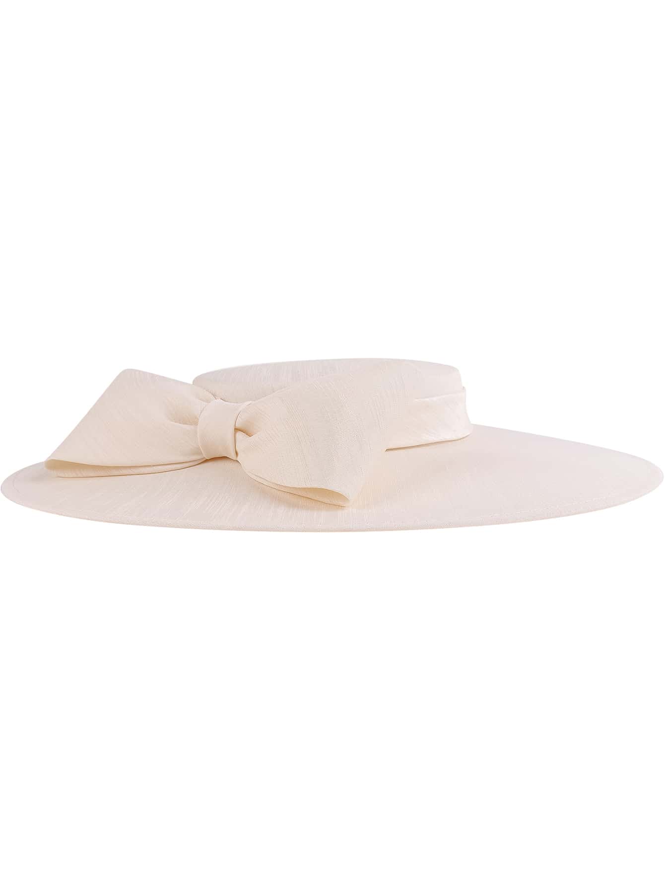 F FADVES Fascinators Women Wide Brim Caps being headwear 20s 50s Derby Pillbox Hat Bowknot Cocktail Tea Party Church Dress Hats